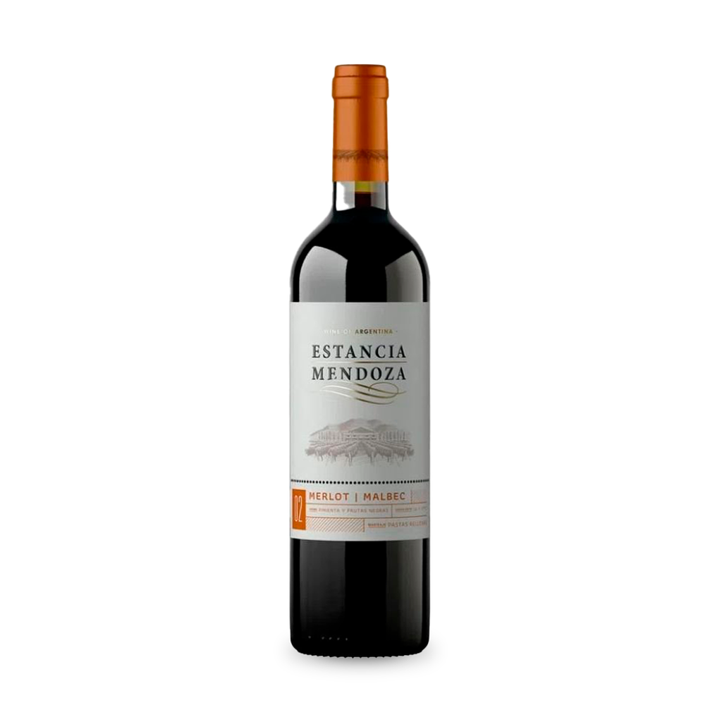 Vino Estancia Mendoza Merlot Malbec Tinto 750 ml