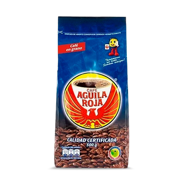 Café Aguila Roja Granos 500 grs