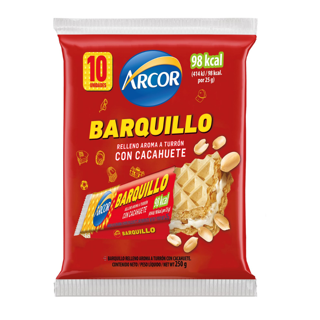 Turron de Mani Arcor x 10 Unidades