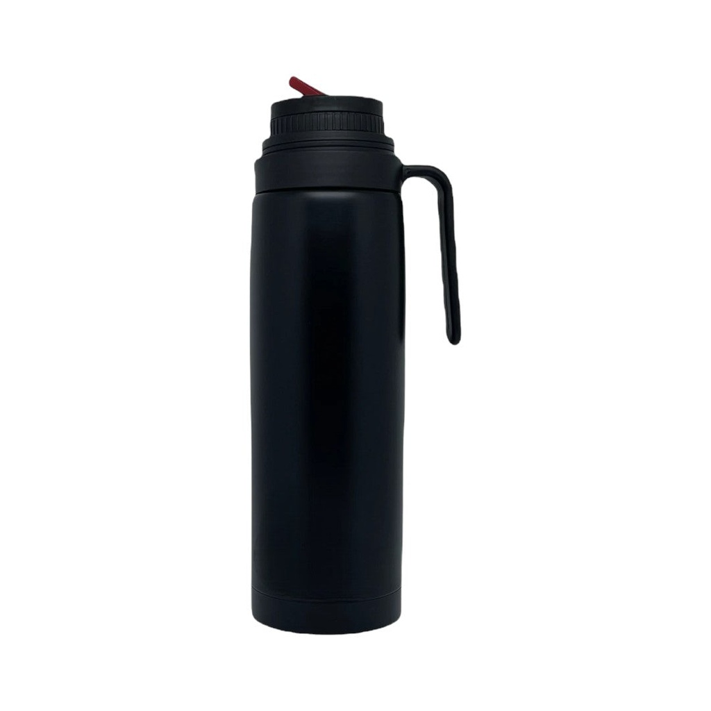 Gusto Argentino Inox 1 Litro con Pico Matero Negro