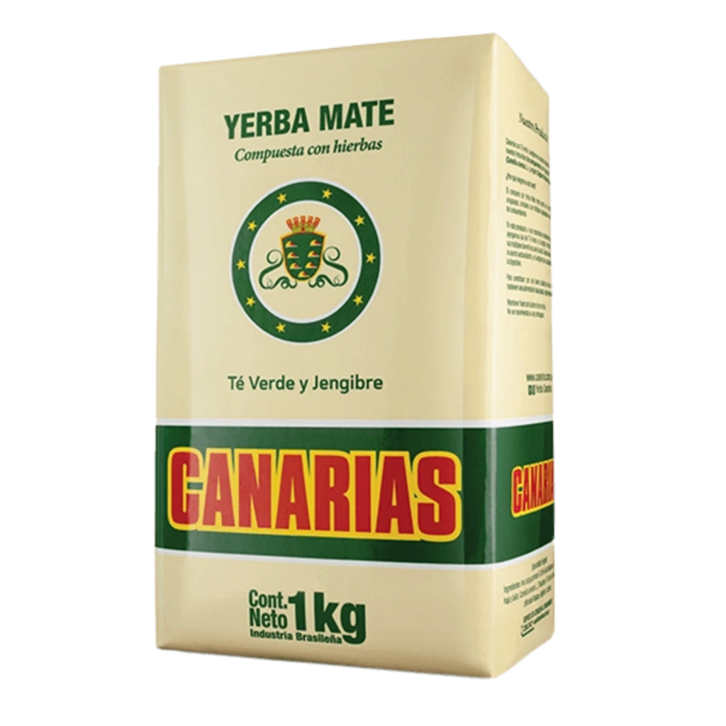Canarias Te Verde y Jengibre Yerba Mate 1 kg