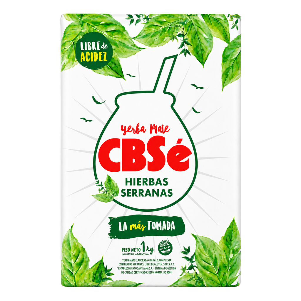 Cbse Hierbas Serranas Yerba Mate 1 Kg