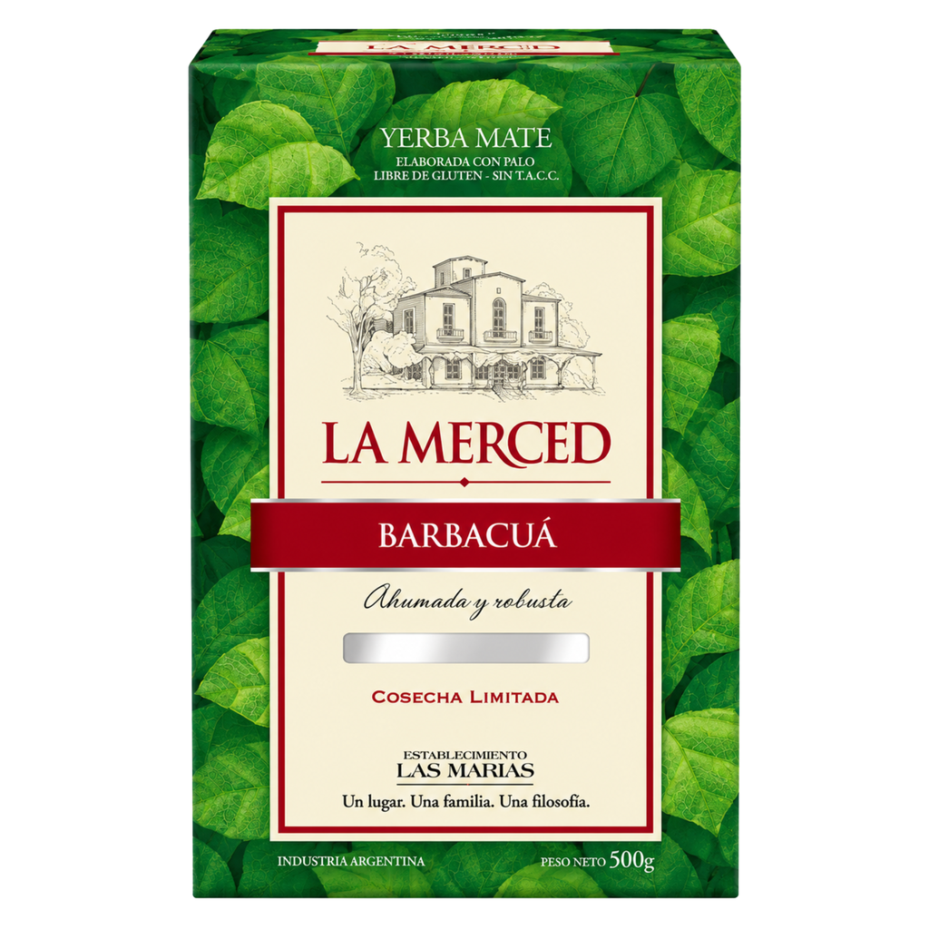 La Merced Barbacua Yerba Mate  500 Grs