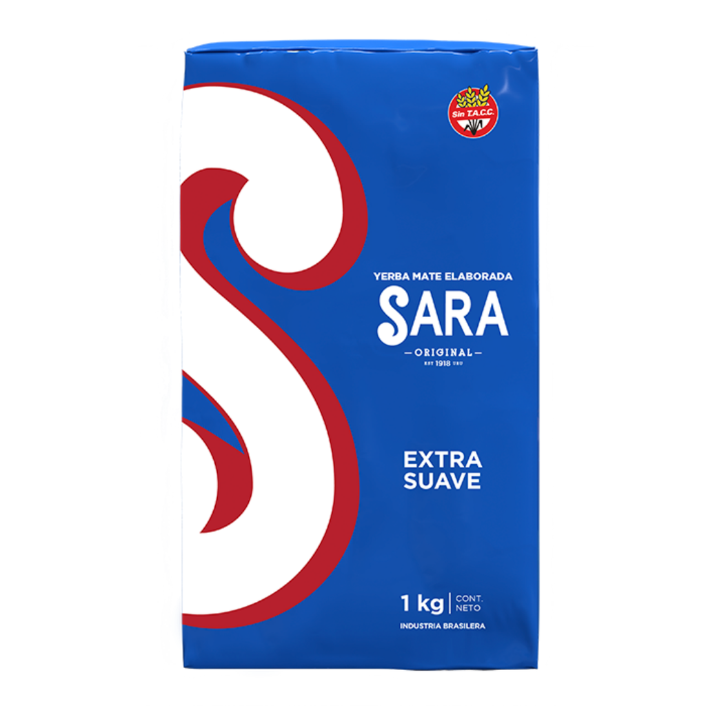 Sara Azul Yerba Mate Extra Suave 1 Kg