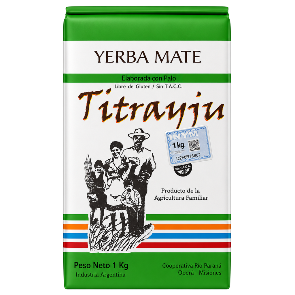 Titrayjú Yerba Mate Cultivo Agroecológico 1 Kg