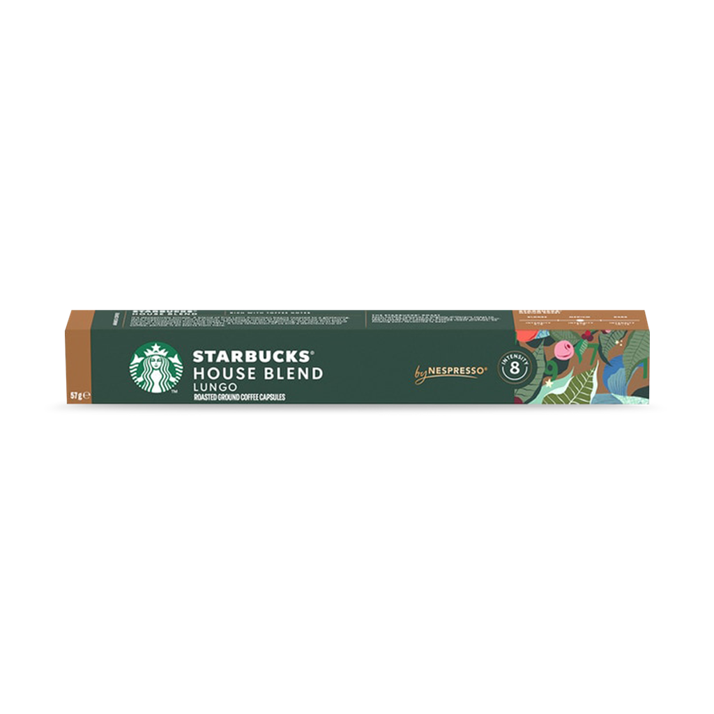 Starbucks House Blend Lungo para Nespresso 10 Capsulas