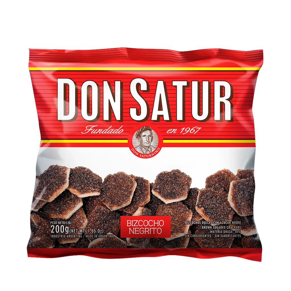 Don Satur Bizcochitos Negritos 200 Grs