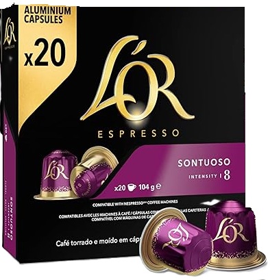 L'OR Espresso Café Cápsulas Sontuoso 20 Uds