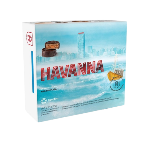 [7791875102137] Havanna Alfajores Mar del Plata 4 Uds