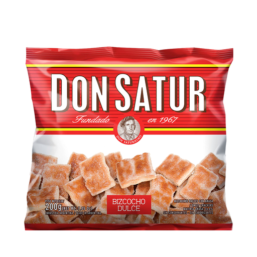 [7795735000335] Don Satur Bizcochitos Dulces 200 Grs