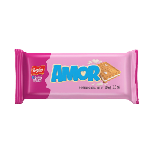 [7790040139282] Galletitas Amor Bagley 112 Grs