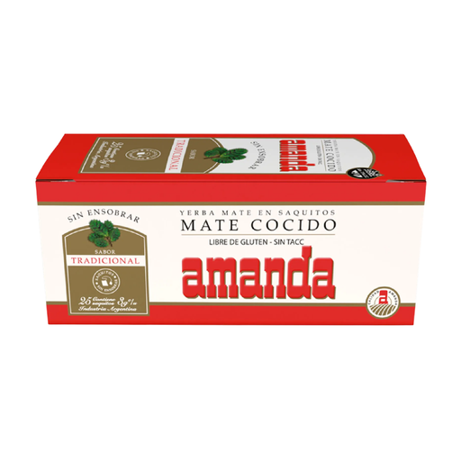 [7792710000151] Amanda Mate Cocido 25 Saquitos