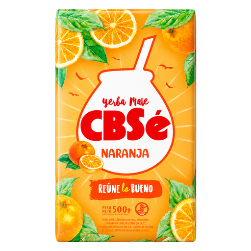 [7790710334580] Cbse Naranja Yerba Mate  500 Grs
