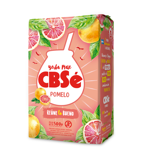 [7790710334610] Cbse Pomelo Yerba Mate 500 Grs