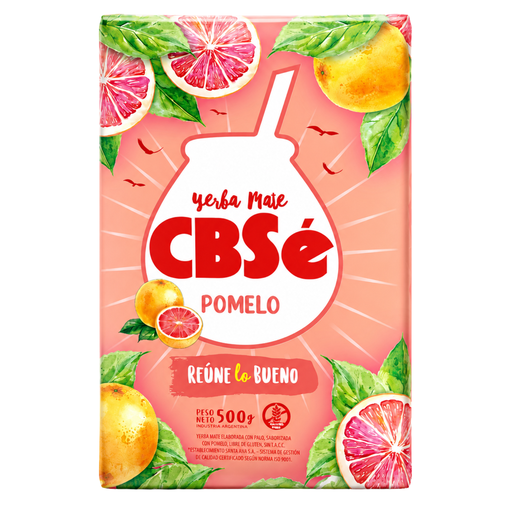 [7790710334610] Cbse Pomelo Yerba Mate 500 Grs