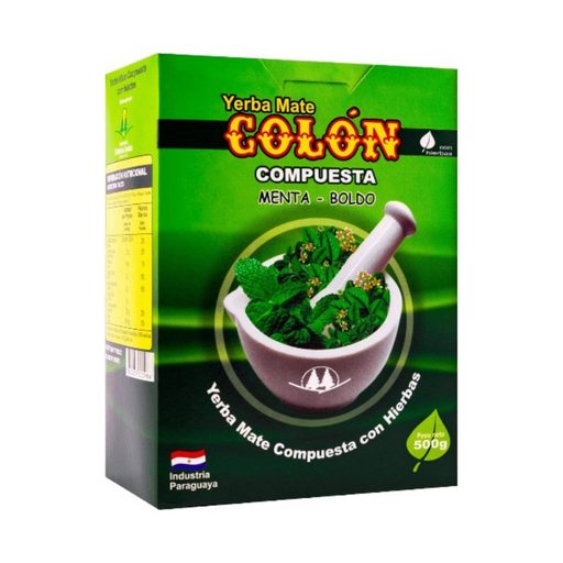 [7840037000986] Colon Menta y Boldo 500 Grs Yerba Mate 