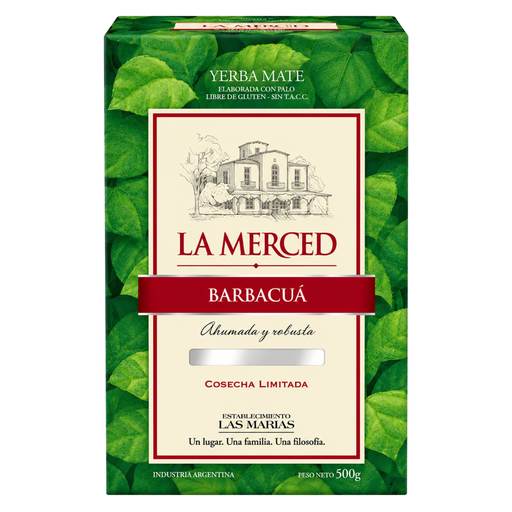[7790387015621] La Merced Barbacua Yerba Mate  500 Grs