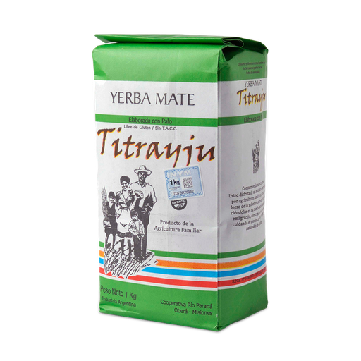 [7798140140016] Titrayjú Yerba Mate Cultivo Agroecológico 1 Kg