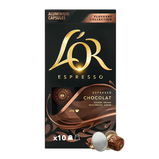 [8711000488188] L'OR Nespresso Compatible Chocolate 10 Uds