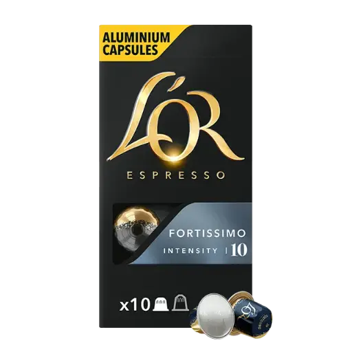 [8711000357507] L'OR Nespresso Compatible Fortissimo 10 Uds