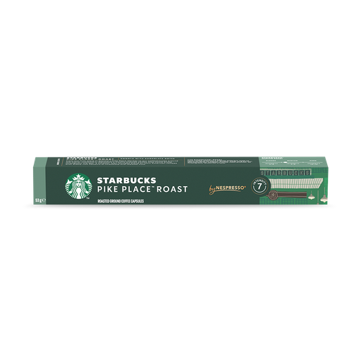 [7613037280395] Starbucks Nespresso Compatible Pike Place Roast 10 Uds