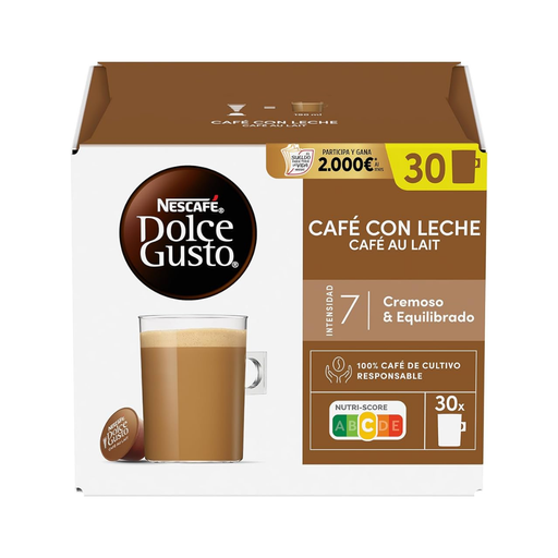 [7613034365774] Dolce Gusto Cafe con Leche 30 u