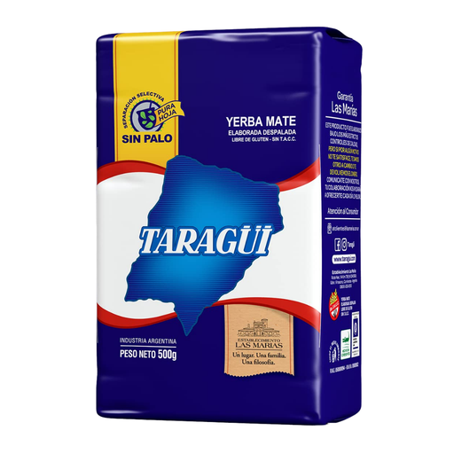 [7790387120219] Taragüi Yerba Mate SIN Palo 500 Grs