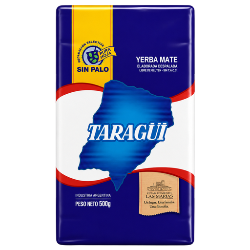 [7790387120219] Taragüi Yerba Mate SIN Palo 500 Grs