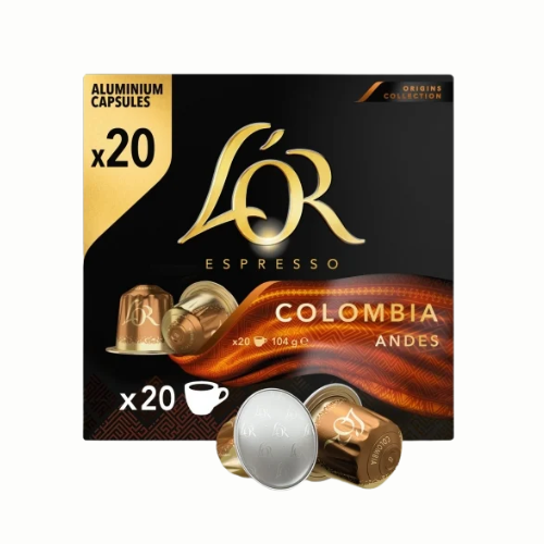 [8711000421703] L'OR Nespresso Compatible Colombia 20 Uds