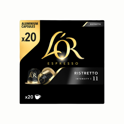 [8711000360835] L'OR Nespresso Compatible Ristretto 20 Uds