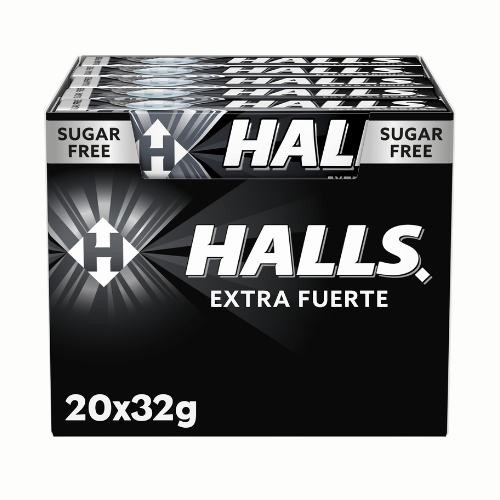 [8416400888209] Halls Pastillas Extra Strong 20 x 32 Grs