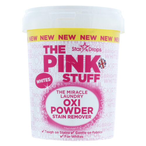 [5060033820162] The Pink Stuff Oxi Polvo Quitamanchas, Blancos 1kg
