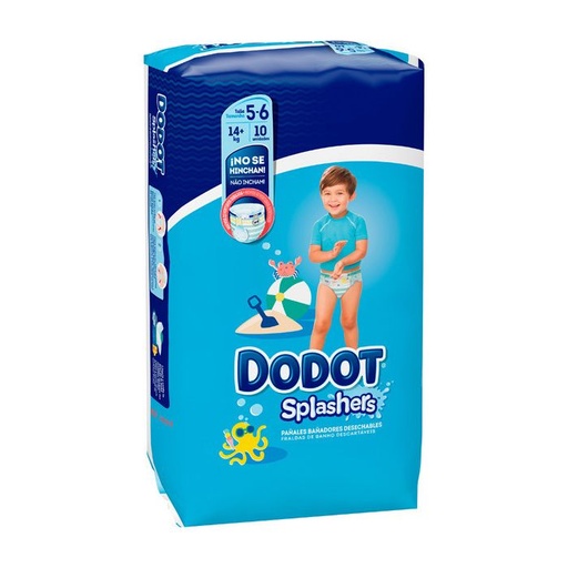 [8001090729132] DODOT SPLASHERS T.5-6 (14+KG) - 10 Uds